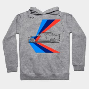 three line racer Hoodie